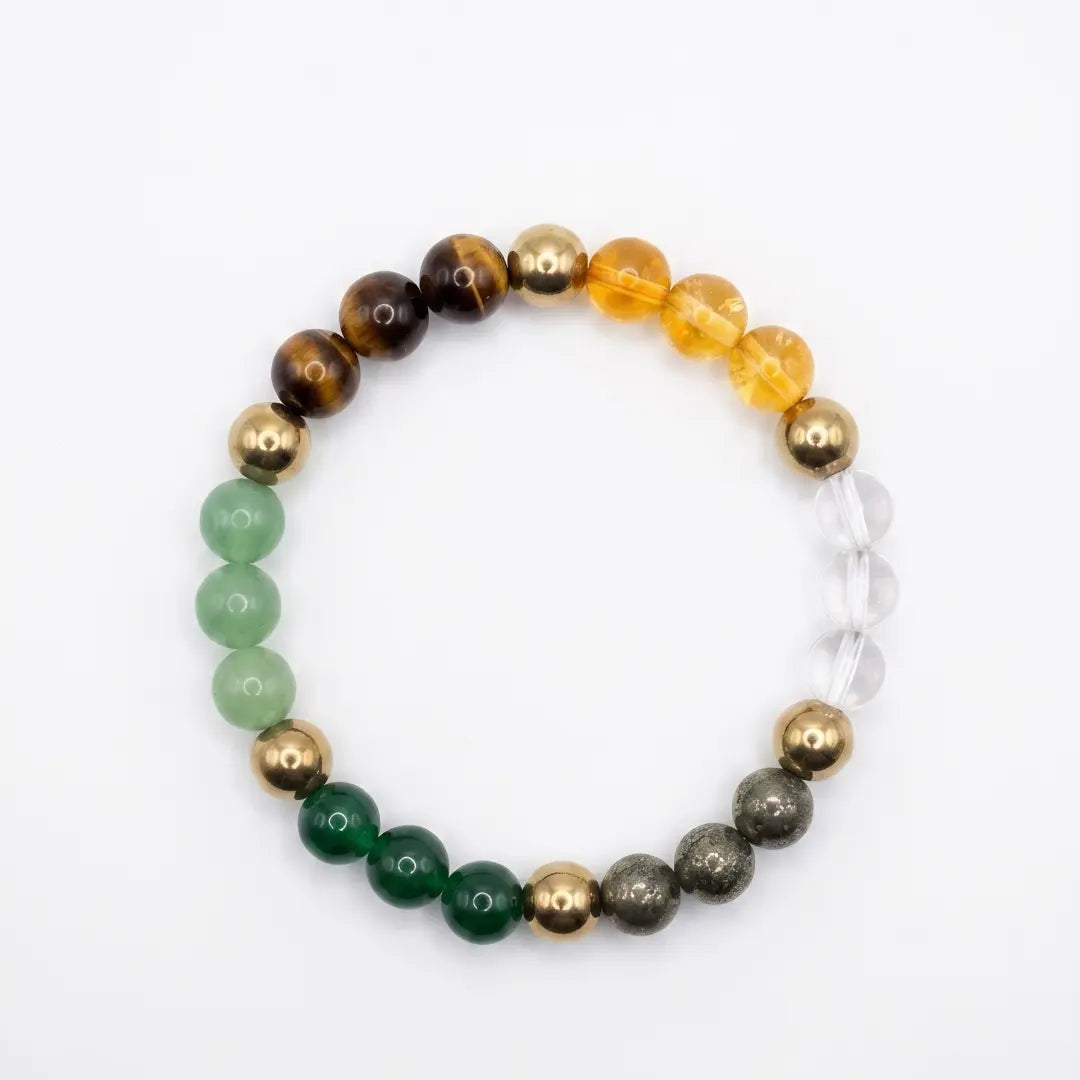 Money Shield Crystal Bracelet