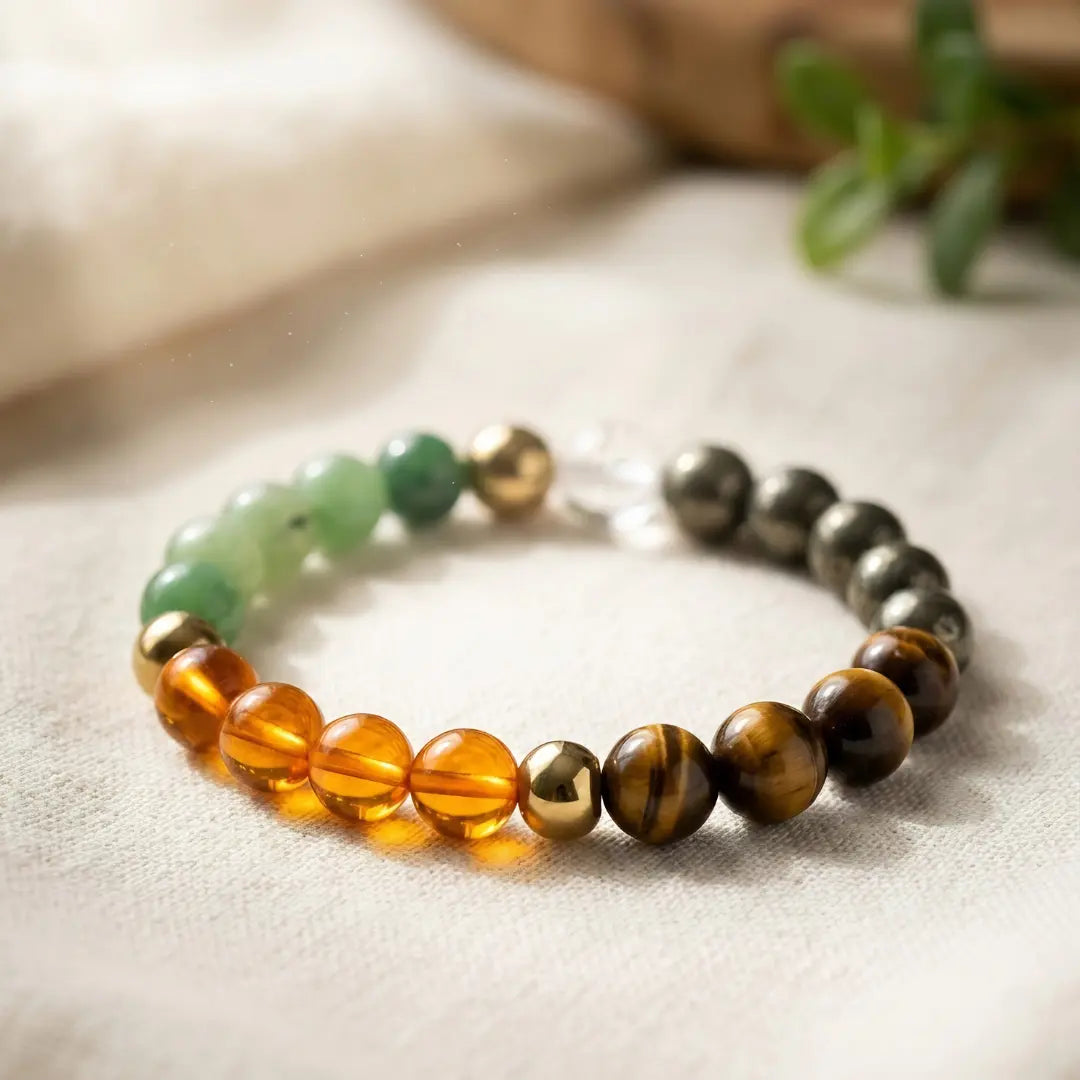 Money Shield Crystal Bracelet